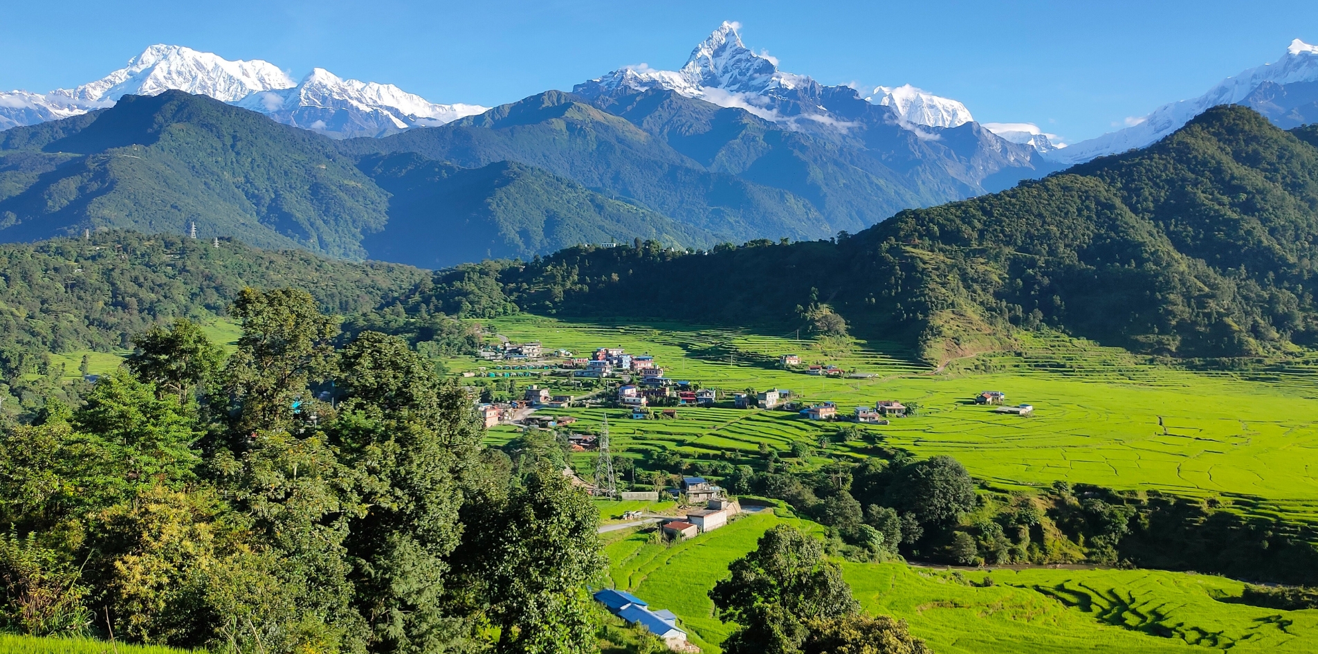 Day 03: Drive to Pokhara and continue Sarangkot [1600 meters] – 230 km / 6 to 8 hrs. Overnight at Sarangkot Mountain Resort. [B,L,D]